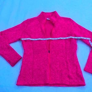 Pink Fleece Zip Up w/ Thumb Holes!